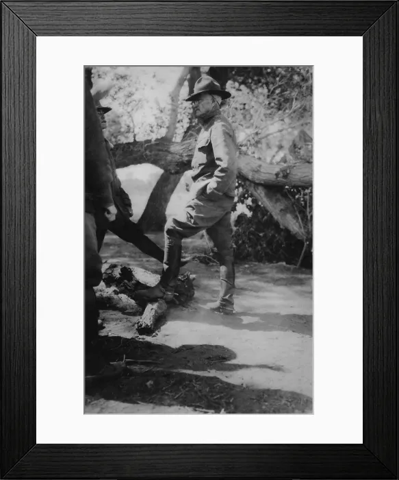 Framed Print : General John Pershing near Casas Grandes, Mexico, in discussion with officers, 1916 Framed Print : General John Pershing near Casas Grandes, Mexico, in discussion with officers, 1916