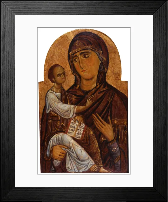 Framed Print : Madonna, known as Madonna under Organs, by Berlinghiero Berlinghieri, 1200, 13th Century, tempera on board, 95 x 55 cm - Italy, Tuscany, Pisa Framed Print : Madonna, known as Madonna under Organs, by Berlinghiero Berlinghieri, 1200, 13th Century, tempera on board, 95 x 55 cm - Italy, Tuscany, Pisa