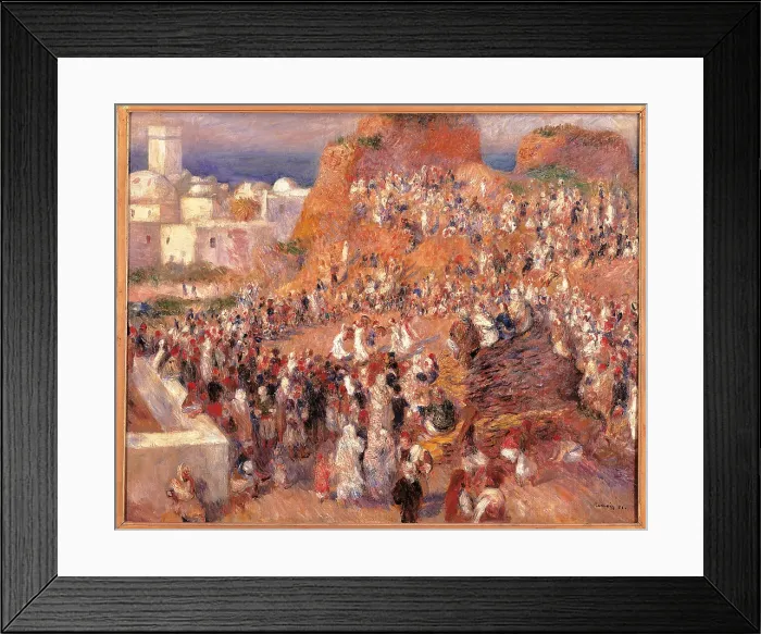 Framed Print : The Mosque, or Arab Festival, by Pierre-Auguste Renoir, 1881 about, 19th Century, oil on canvas, cm 73, 5 x 92 - France, Ile de France, Paris, Muse dOrsay, RF1957-8. All