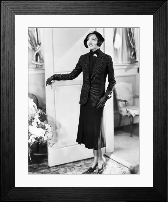 Framed Print : THE WISER SEX, Claudette Colbert, 1932