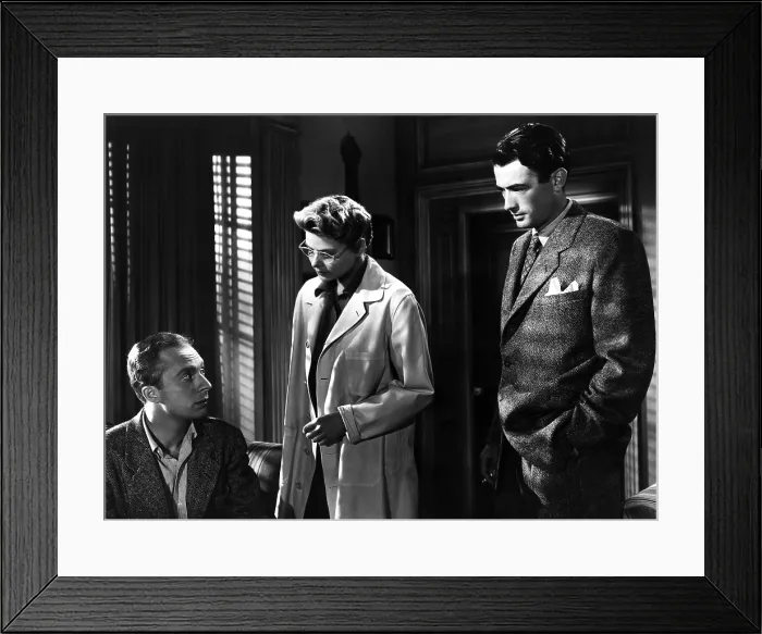 Framed Print : SPELLBOUND, Norman Lloyd, Ingrid Bergman, Gregory Peck, 1945