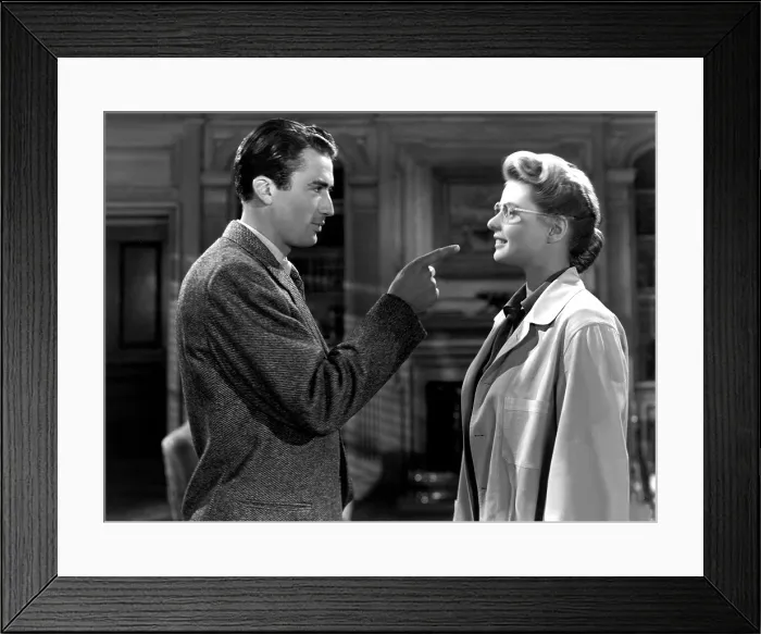 Framed Print : SPELLBOUND, Gregory Peck, Ingrid Bergman, 1945