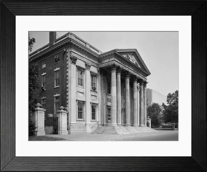 Framed Print : First Bank of the United States, Philadelphia, Pennsylvania