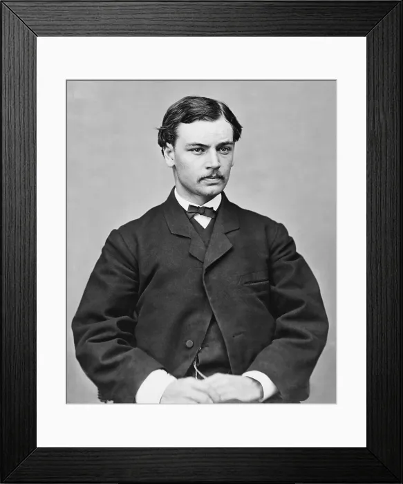 Framed Print : Robert Todd Lincoln the oldest son of Mary Todd and Abraham Lincoln, was their only child to live to maturity