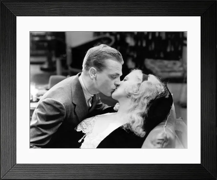 Framed Print : WINNER TAKE ALL, from left: James Cagney, Virginia Bruce, 1932