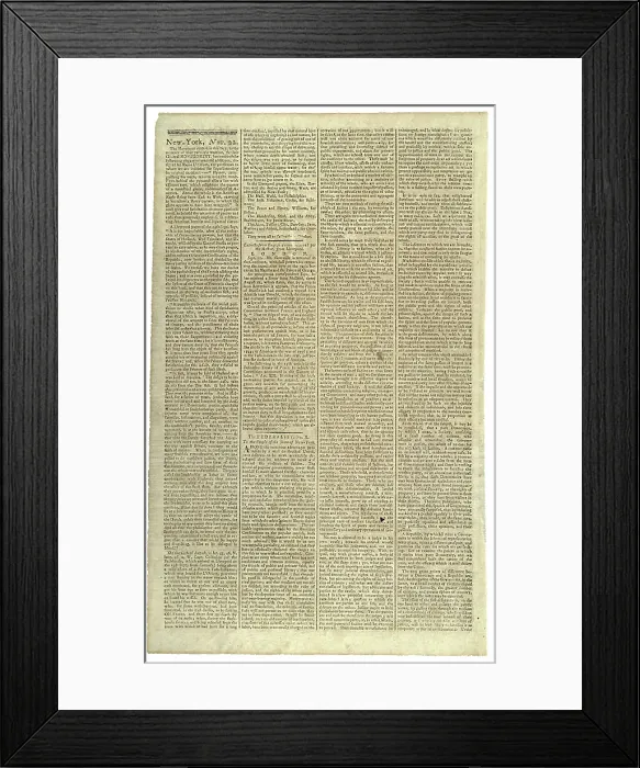 Framed Print : Federalist No. 10: 'The Same Subject Continued: The Union as a Safeguard Against Domestic Faction and Insurrection.' James Madison