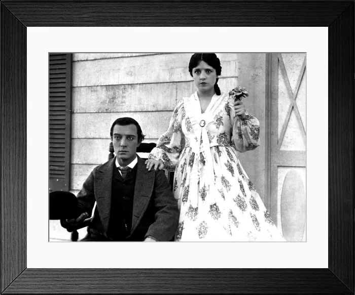 Framed Print : THE GENERAL, Buster Keaton, Marion Mack, 1927 Framed Print : THE GENERAL, Buster Keaton, Marion Mack, 1927
