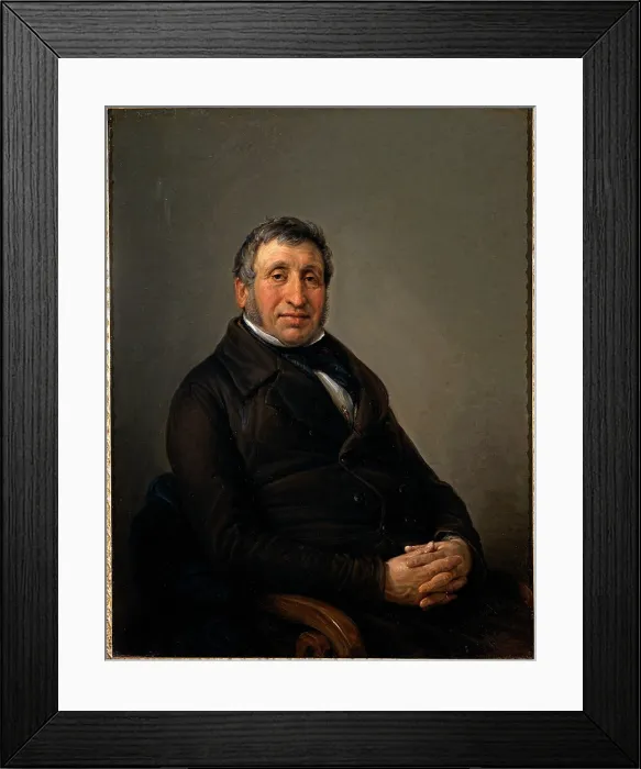 Framed Print : Carnovali Giovanni know as Piccio, Portrait of Nicola Ghidini, 1847, 19th Century, oil on canvas Framed Print : Carnovali Giovanni know as Piccio, Portrait of Nicola Ghidini, 1847, 19th Century, oil on canvas