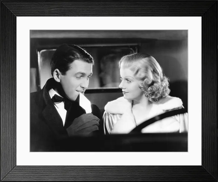 Framed Print : WIFE VS. SECRETARY, from left: James Stewart, Jean Harlow, 1936 Framed Print : WIFE VS. SECRETARY, from left: James Stewart, Jean Harlow, 1936