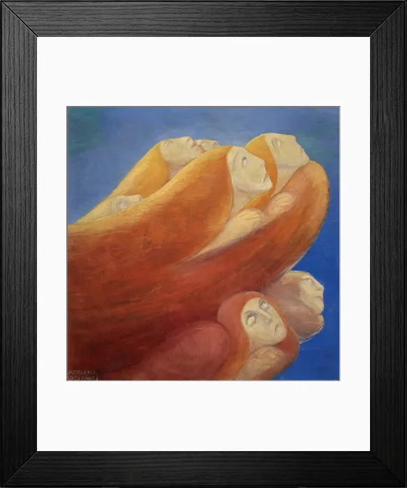 Framed Print : Bisi Fabbri Adriana, Angels, 1914, 20th Century, oil on canvas, Private collection (602592) Everett CollectionMondadori Portfolio**US SALES ONLY**