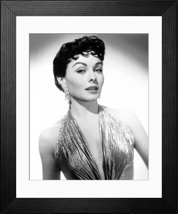 Framed Print : GENTLEMEN MARRY BRUNETTES, Jeanne Crain, 1955
