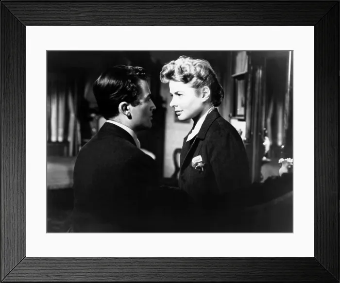 Framed Print : SPELLBOUND, from left, Gregory Peck, Ingrid Bergman, 1945 Framed Print : SPELLBOUND, from left, Gregory Peck, Ingrid Bergman, 1945