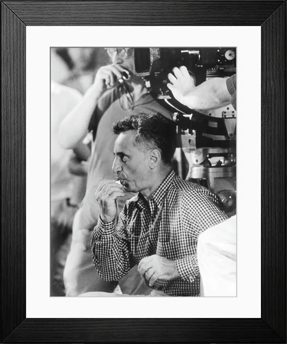 Framed Print : SPLENDOR IN THE GRASS, Director, Elia Kazan, using a whistle, on the set, 1961. Courtesy: Everett / CSU Archives Framed Print : SPLENDOR IN THE GRASS, Director, Elia Kazan, using a whistle, on the set, 1961. Courtesy: Everett / CSU Archives