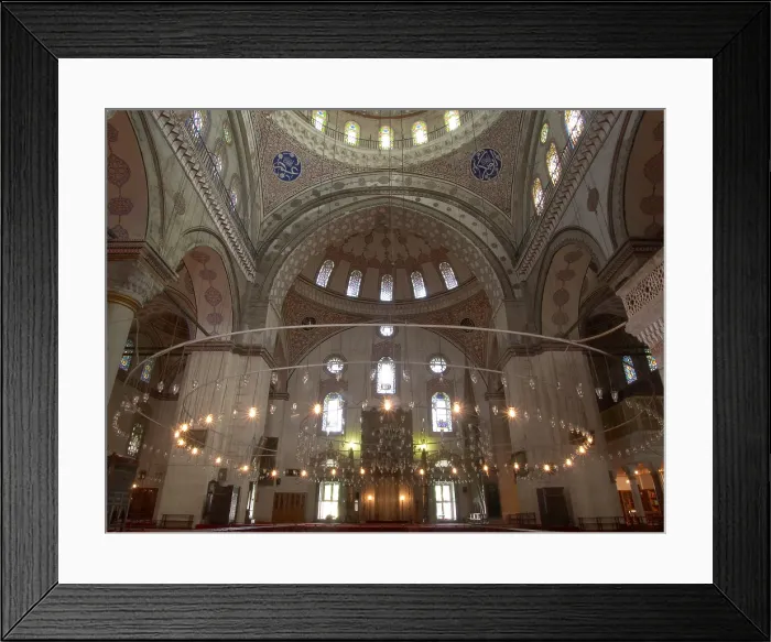 Framed Print : Bayezid II Mosque (Beyazit Camii), 1501-1505, 16th Century, marble and granite building - Turkey, Istanbul. Whole artwork view