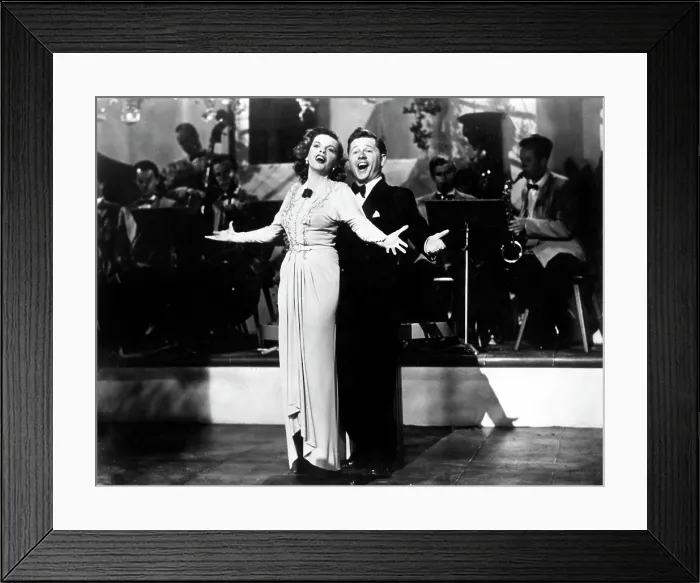 Framed Print : WORDS AND MUSIC, Judy Garland, Mickey Rooney, 1948
