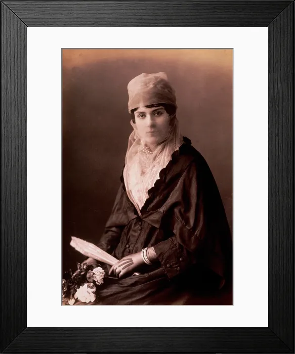 Framed Print : Anonimo (Rubellin), Portrait of a Veiled Woman, 1870, 19th Century, albumin, Italy, Lombardy, Milan, Brera Art Gallery Framed Print : Anonimo (Rubellin), Portrait of a Veiled Woman, 1870, 19th Century, albumin, Italy, Lombardy, Milan, Brera Art Gallery