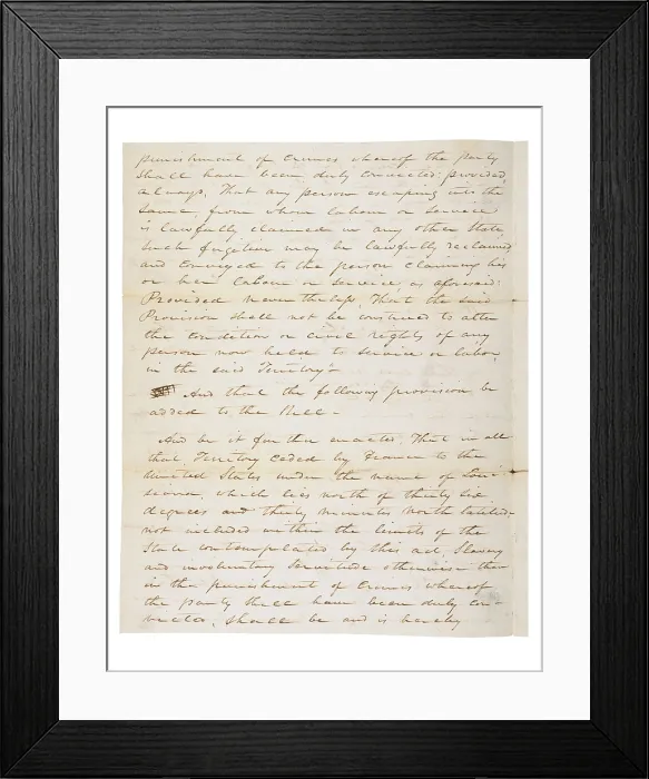 Framed Print : The Missouri Compromise of 1820. This legislation outlawed slavery above the 36 30 latitude line in the remainder of the Louisiana Territory. Page 2 of 2