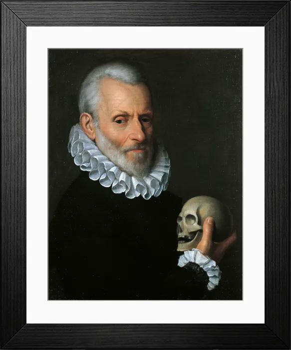 Framed Print : Portrait of a Doctor (probably Ludovico Settala), by Fede Galizia, 1600 - 1610 about, 17th Century, oil on canvas, cm 54 x 42 - Italy, Lombardy, Milan, Private Collection. All Framed Print : Portrait of a Doctor (probably Ludovico Settala), by Fede Galizia, 1600 - 1610 about, 17th Century, oil on canvas, cm 54 x 42 - Italy, Lombardy, Milan, Private Collection. All