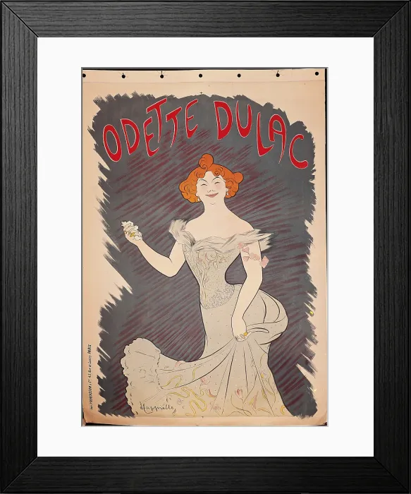 Framed Print : Odette Dulac, by Leonetto Cappiello, 1903, 20th Century, cm 140 x 100 - Italy, Veneto, Treviso, Treviso, L. Bailo Civic Museum, Salce Collection. All Framed Print : Odette Dulac, by Leonetto Cappiello, 1903, 20th Century, cm 140 x 100 - Italy, Veneto, Treviso, Treviso, L. Bailo Civic Museum, Salce Collection. All