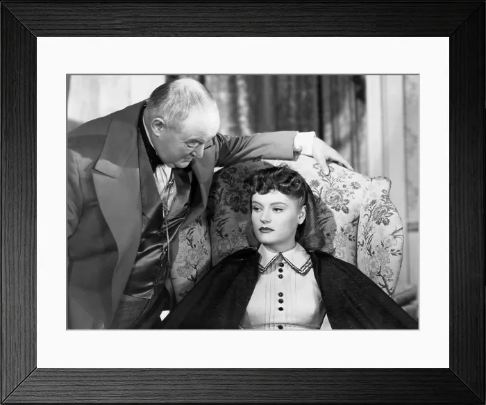 Framed Print : THE WOMAN IN WHITE, from left, Sydney Greenstreet, Alexis Smith, 1948