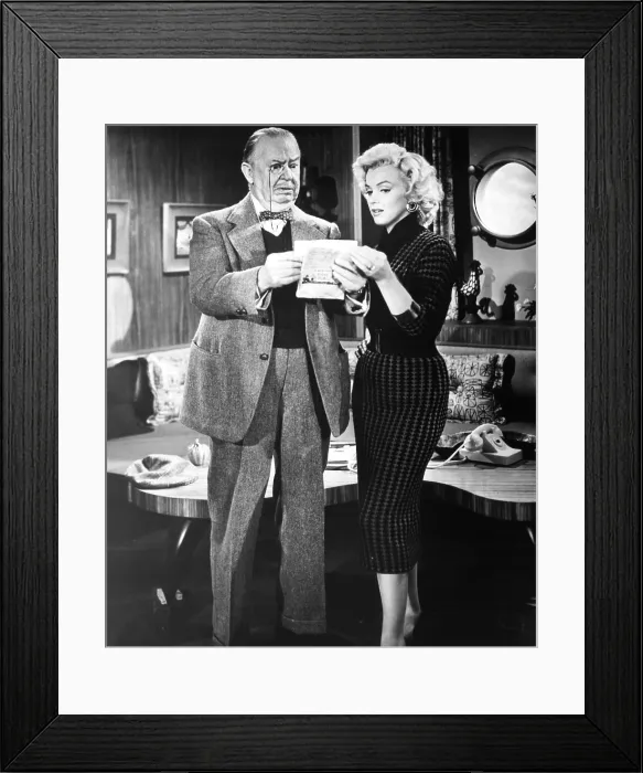 Framed Print : GENTLEMEN PREFER BLONDES, from left: Charles Coburn, Marilyn Monroe, 1953, TM & Copyright 20th Century Fox Film Corp. / courtesy Everett Collection