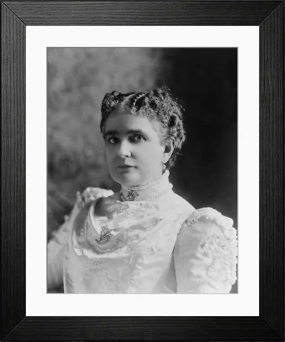 Framed Print : First Lady, Ida Saxton McKinley, c. 1894-1901