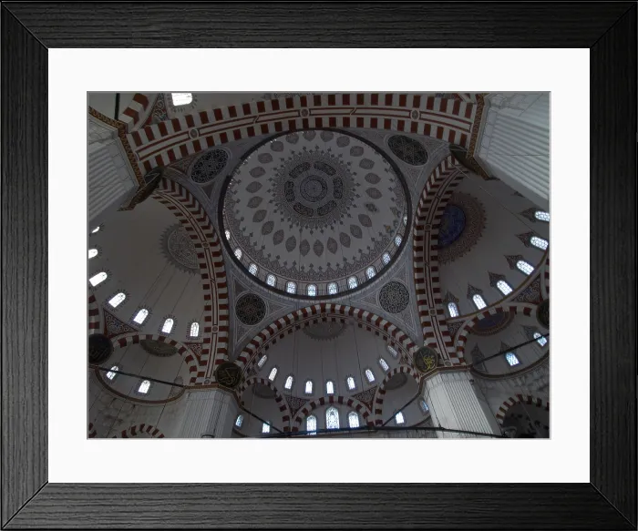 Framed Print : Sehzade Mosque (Sehzade Camii), by Mimar Sinan, 1543-1548, 16th Century - Turkey, Istanbul. Detail Framed Print : Sehzade Mosque (Sehzade Camii), by Mimar Sinan, 1543-1548, 16th Century - Turkey, Istanbul. Detail