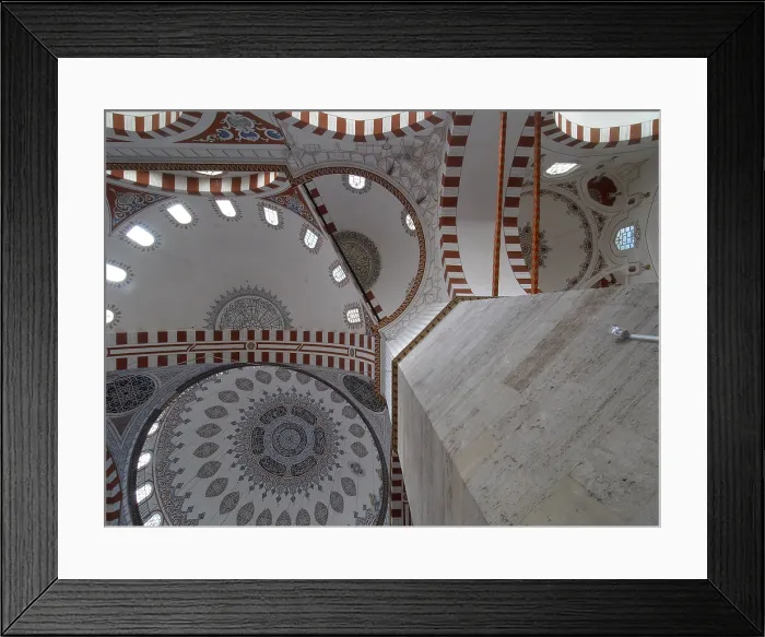 Framed Print : Sehzade Mosque (Sehzade Camii), by Mimar Sinan, 1543-1548, 16th Century - Turkey, Istanbul, Sehzade Mosque. Detail