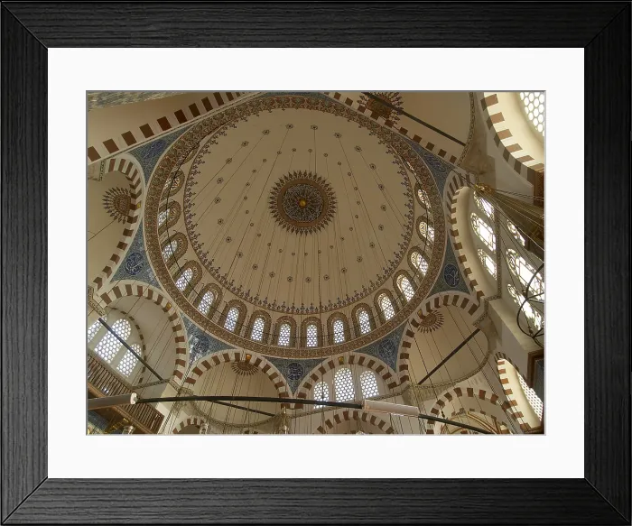 Framed Print : Rstem Pasha Mosque (Rstempasa Camii), by Mimar Sinan, 1561-1562, 16th Century - Turkey, Istanbul. Detail Framed Print : Rstem Pasha Mosque (Rstempasa Camii), by Mimar Sinan, 1561-1562, 16th Century - Turkey, Istanbul. Detail