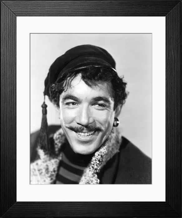Framed Print : THE WORLD IN HIS ARMS, Anthony Quinn, 1952