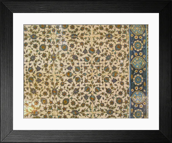 Framed Print : Rstem Pasha Mosque (Rstempasa Camii), by Mimar Sinan, 1561-1562, 16th Century - Turkey, Istanbul. Rstem Pasha Mosque. Detail Framed Print : Rstem Pasha Mosque (Rstempasa Camii), by Mimar Sinan, 1561-1562, 16th Century - Turkey, Istanbul. Rstem Pasha Mosque. Detail