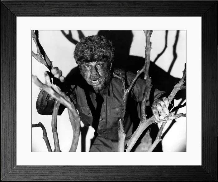Framed Print : THE WOLF MAN, Lon Chaney, Jr. 1941 Framed Print : THE WOLF MAN, Lon Chaney, Jr. 1941