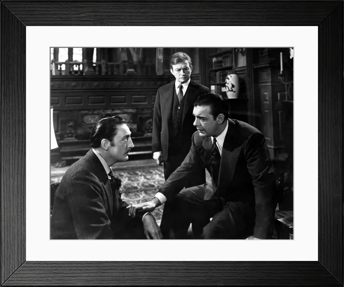 Framed Print : THE WOLF MAN, Warren William, Claude Rains, Lon Chaney, Jr. 1941 Framed Print : THE WOLF MAN, Warren William, Claude Rains, Lon Chaney, Jr. 1941