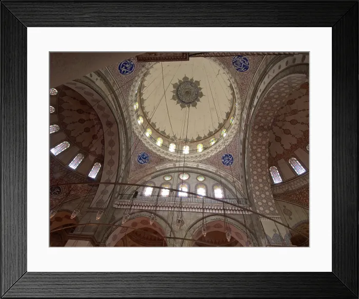 Framed Print : Bayezid II Mosque (Beyazit Camii), 1501-1505, 16th Century - Turkey, Istanbul. Detail