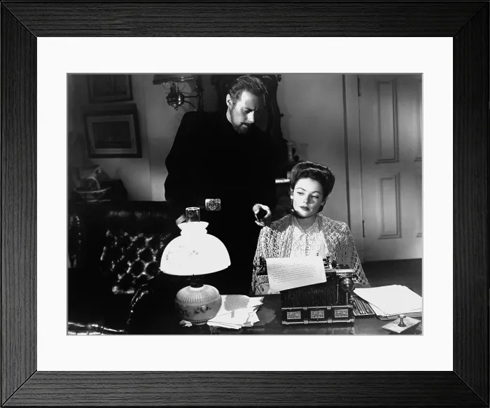 Framed Print : THE GHOST AND MRS. MUIR, Rex Harrison, Gene Tierney, 1947, TM & Copyright (c) 20th Century Fox Film Corp. All rights reserved