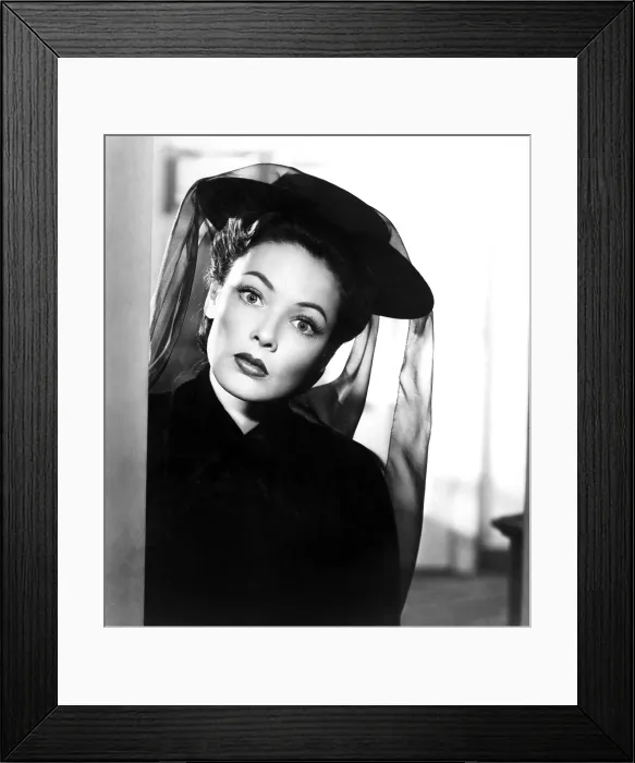 Framed Print : THE GHOST AND MRS. MUIR, Gene Tierney, 1947, TM & Copyright (c) 20th Century Fox Film Corp. All rights reserved