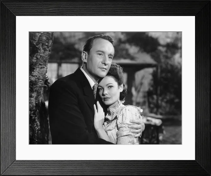 Framed Print : THE GHOST AND MRS. MUIR, George Sanders, Gene Tierney, 1947, TM and copyright 20th Century Fox Film Corp. All rights reserved / Courtesy: Everett Collection Framed Print : THE GHOST AND MRS. MUIR, George Sanders, Gene Tierney, 1947, TM and copyright 20th Century Fox Film Corp. All rights reserved / Courtesy: Everett Collection