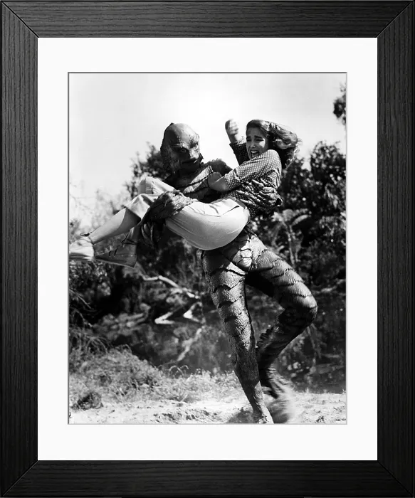 Framed Print : CREATURE FROM THE BLACK LAGOON, Julia Adams, 1954