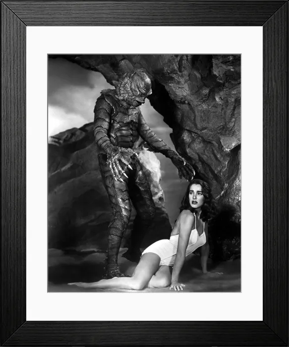 Framed Print : CREATURE FROM THE BLACK LAGOON, Julia Adams, 1954 Framed Print : CREATURE FROM THE BLACK LAGOON, Julia Adams, 1954