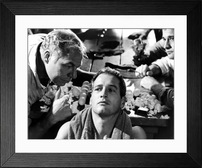 Framed Print : COOL HAND LUKE, George Kennedy, Paul Newman, Lou Antonio, 1967