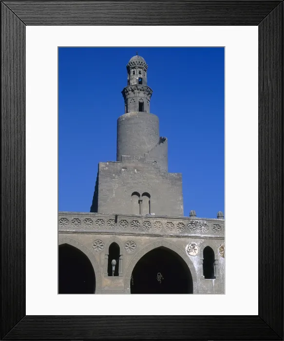 Framed Print : Ibn Tulun Mosque, by Abbasid craftsmen, 879, 9th Century, sandstone - Whole artwork view Framed Print : Ibn Tulun Mosque, by Abbasid craftsmen, 879, 9th Century, sandstone - Whole artwork view
