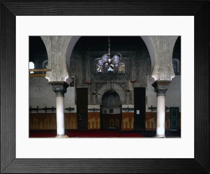Framed Print : Bou Inaniyya Madrasa, 1350, 14th Century, mixed technique - Whole artwork view