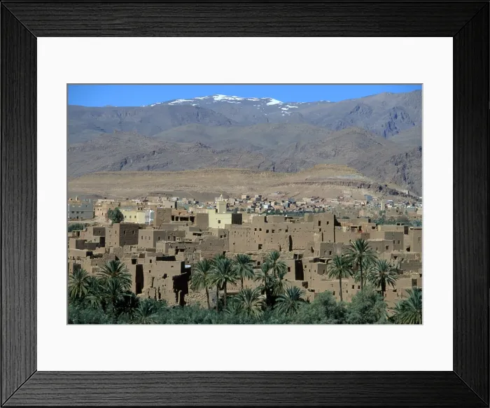 Framed Print : Ksour, by unknown artist, brickwork - Whole artwork view Framed Print : Ksour, by unknown artist, brickwork - Whole artwork view