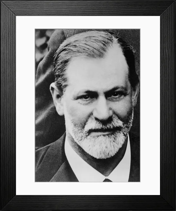 Framed Print : Sigmund Freud, head and shoulders portrait, 1909. The image is cropped from group photograph taken at Clark University, Worcester, Mass. in Sept. 1909 (BSLOC_2016_10_16) Framed Print : Sigmund Freud, head and shoulders portrait, 1909. The image is cropped from group photograph taken at Clark University, Worcester, Mass. in Sept. 1909 (BSLOC_2016_10_16)