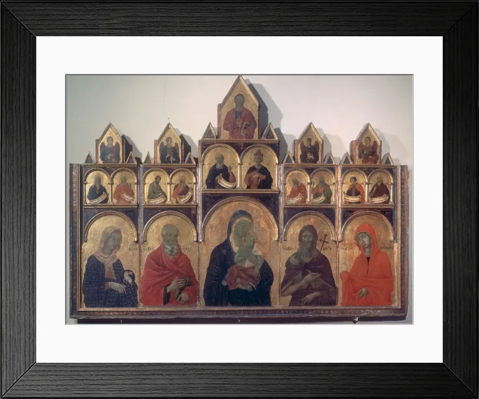 Framed Print : circle Duccio di Buoninsegna, Polyptych No Framed Print : circle Duccio di Buoninsegna, Polyptych No
