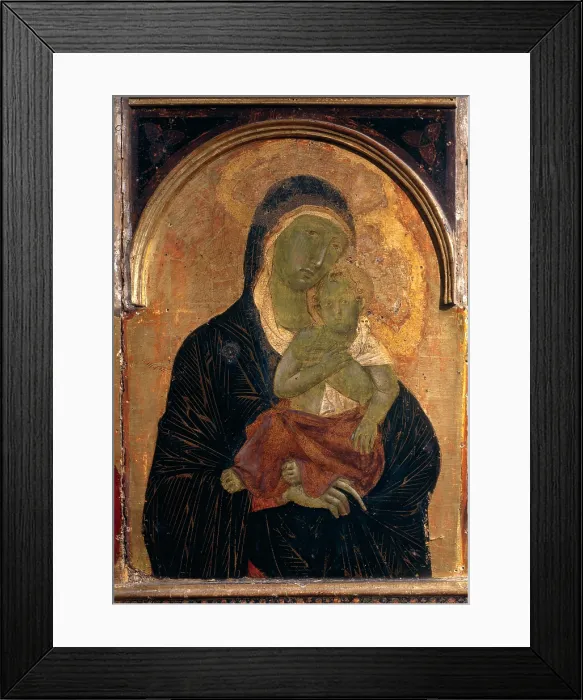 Framed Print : circle Duccio di Buoninsegna, Polyptych No
