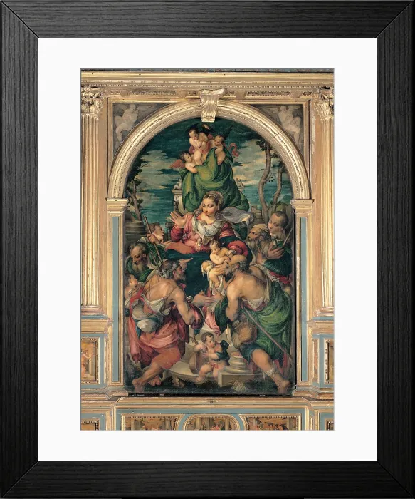 Framed Print : Marascalchi Pietro, Our Lady of Mercy, 16th Century, canvas, Italy, Veneto, Feltre, Belluno, Cathedral, (503441) Everett CollectionMondadori Portfolio**US SALES ONLY**