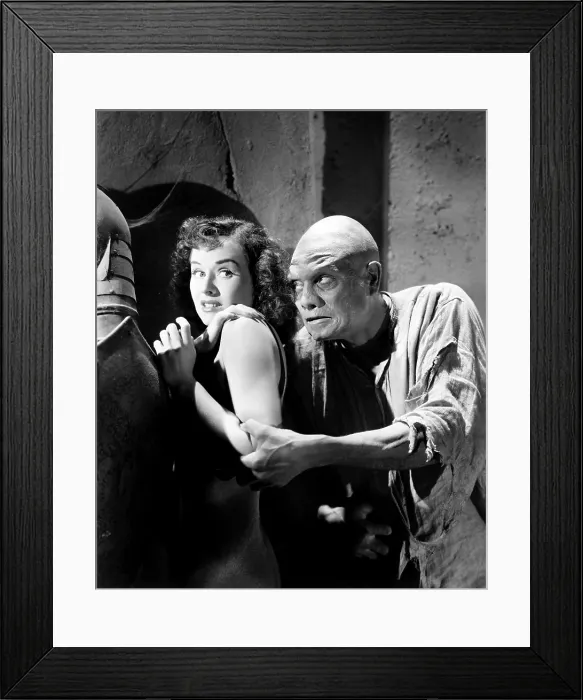 Framed Print : THE GHOST BREAKERS, from left, Paulette Goddard, Noble Johnson, 1940