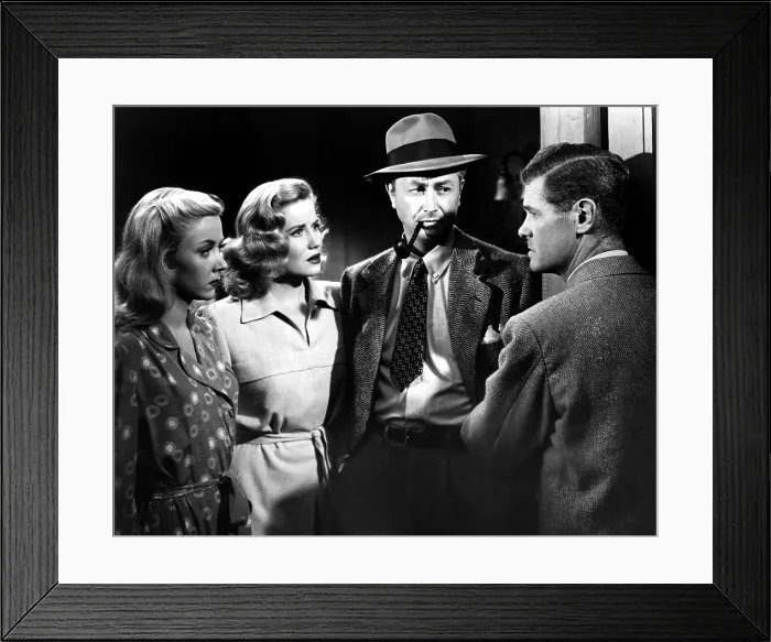 Framed Print : CROSSFIRE, Gloria Grahame, Jacqueline White, Robert Young, Paul Kelly, 1947