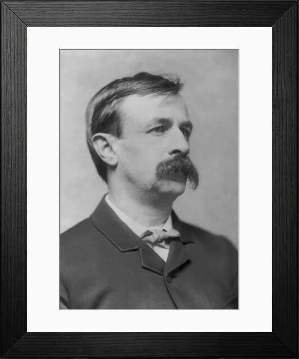Framed Print : Edward Bellamy, American novelist remembered for his novel, LOOKING BACKWARD, 2000-1887. Set in the year 2000, the 1888 book depicts a socialist utopia of the future Framed Print : Edward Bellamy, American novelist remembered for his novel, LOOKING BACKWARD, 2000-1887. Set in the year 2000, the 1888 book depicts a socialist utopia of the future